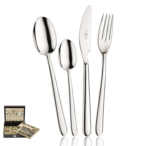 Pintinox Privilege Cubertería En Acero Inoxidable Set 126 Pz