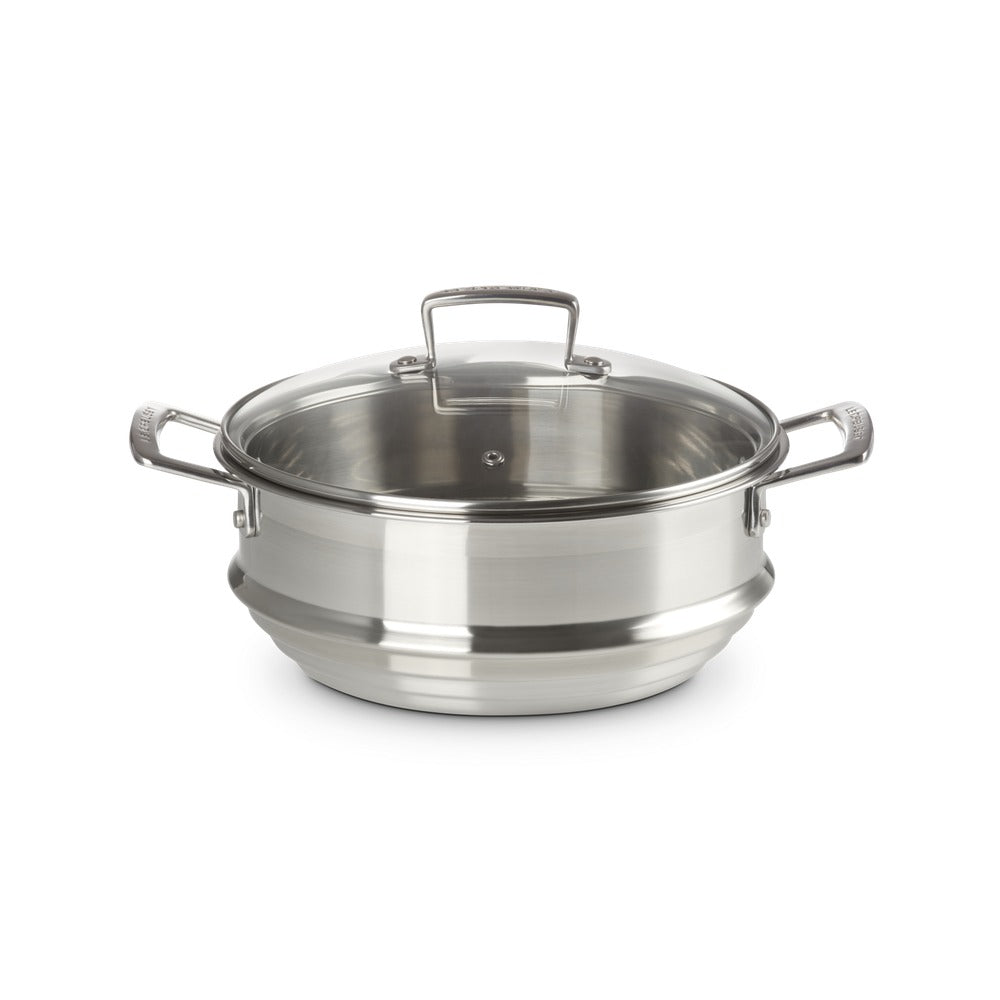 Le Creuset Acciaio Inox Steaming Basket in Stainless Steel