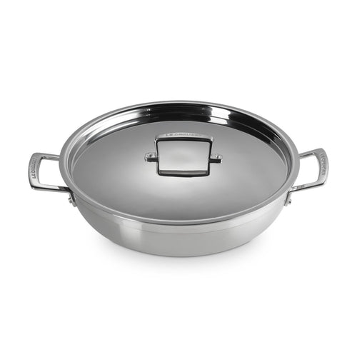 Le Creuset Tegame Basso Antiaderente In Acciaio Inox