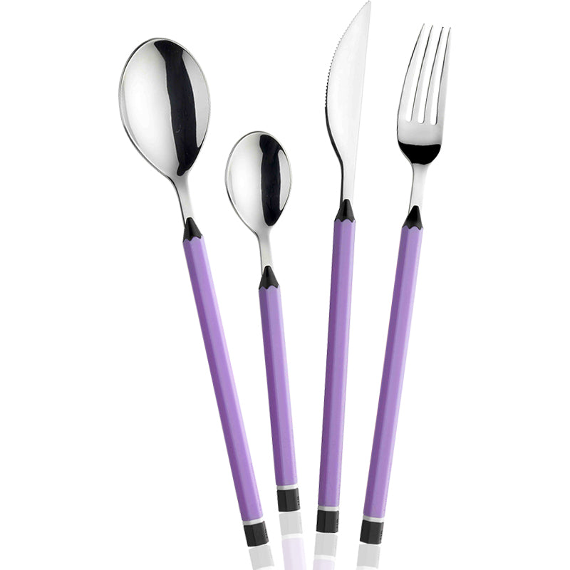 Pintinox Matite Service De Couverts En Acier Inoxydable Set 24 Pz
