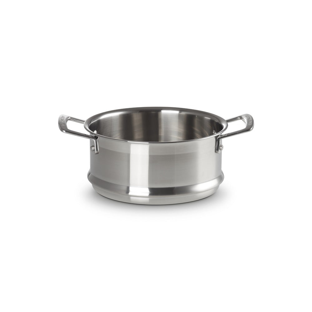 20 cm - Le Creuset Cestillo de cocción al vapor con asas de acero inoxidable