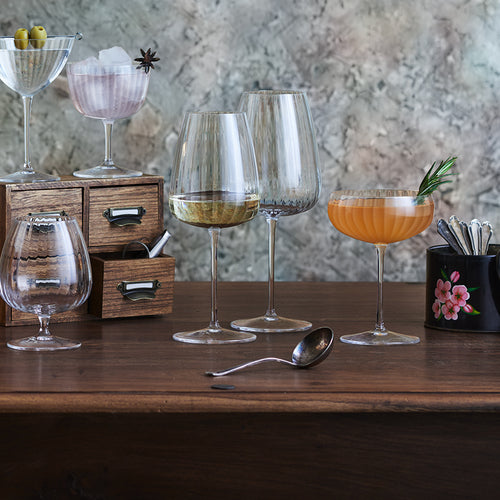 70 Cl Bormioli Luigi Speakeasies Rotweinglas Aus Glas Set mit 6 Stück