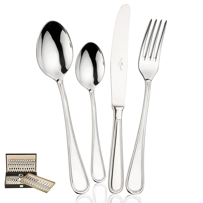 Pintinox Byron Service Couverts En Acier Inoxydable Set de 75 Pcs