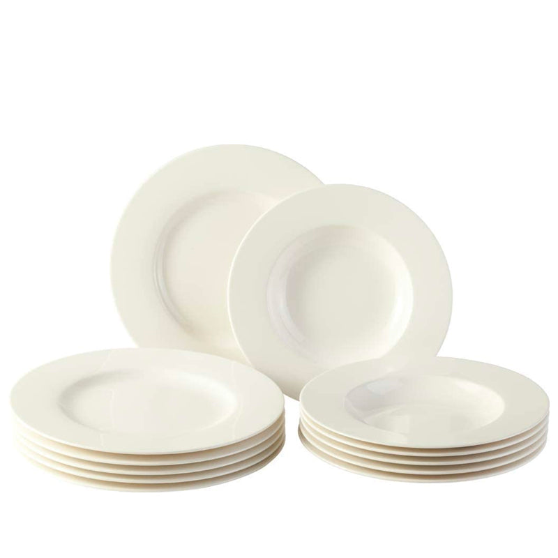 Villeroy And Boch Vivo Basic Service de vaisselle en porcelaine Set de 12 pz