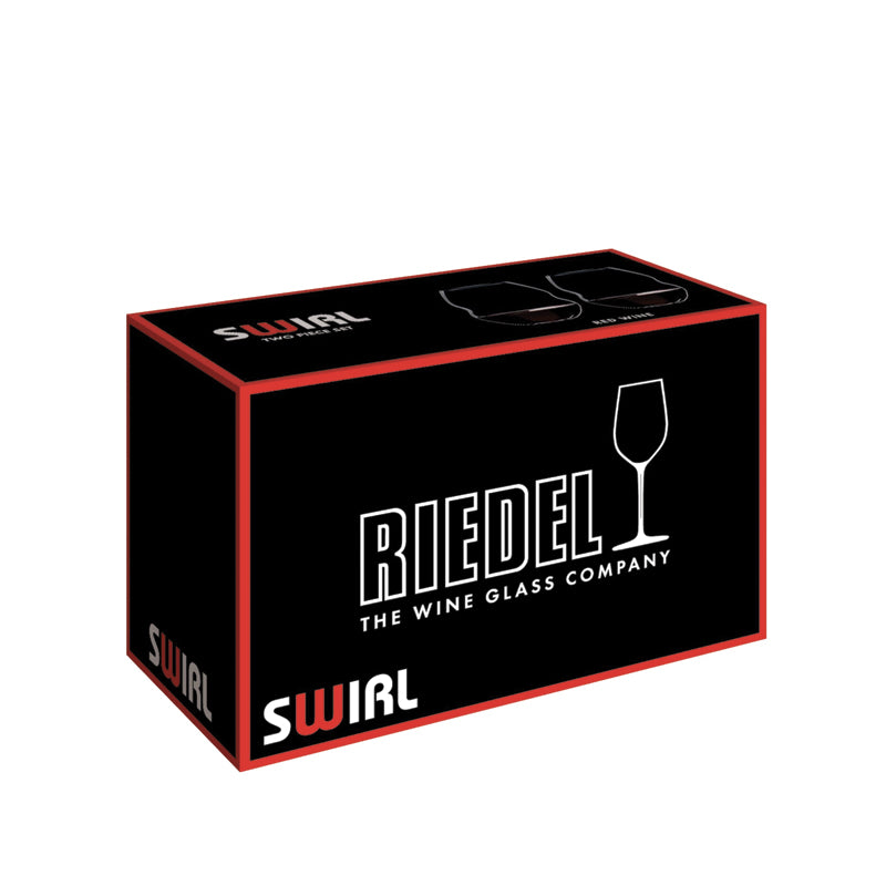 58 Cl Riedel Swirl Rode wijnglas van glas Set van 2 stuks