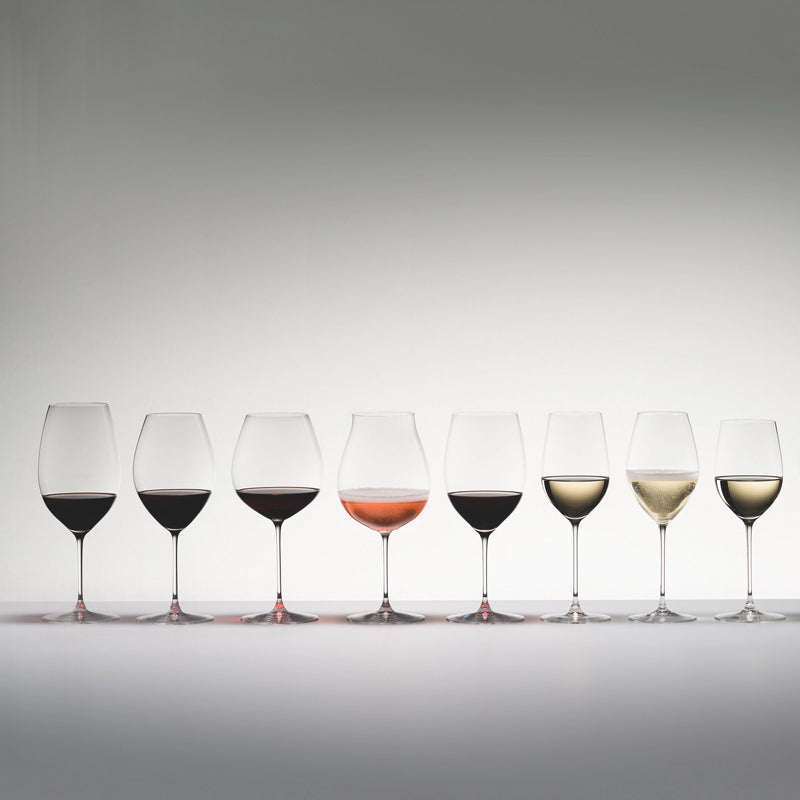 62 5 Cl Riedel Veritas Calice Vino Rosso Cabernet Merlot In Vetro Set 8 Pezzi