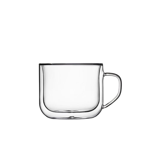 38 Cl Bormioli Luigi Thermic Glass Tasse cappuccino en verre Set 2 pièces