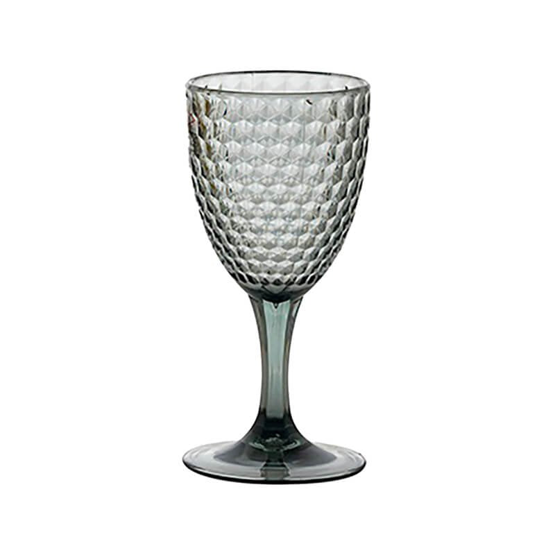 35 Cl Outdoor Diamond Water Goblet in SAN Set of 12 Pcs