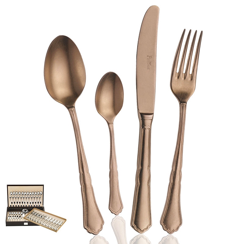 Pintinox Settecento servicio de cubiertos de acero inoxidable Set de 75 pz