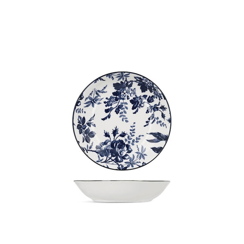 20 cm - H&H Catherine Piatto Fondo In Porcellana - Set 6 Pz