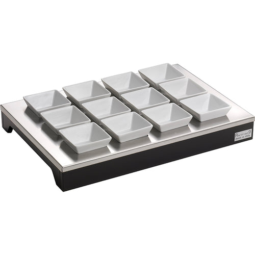Pintinox Buffet Expositor En Acero Inoxidable Porcelana