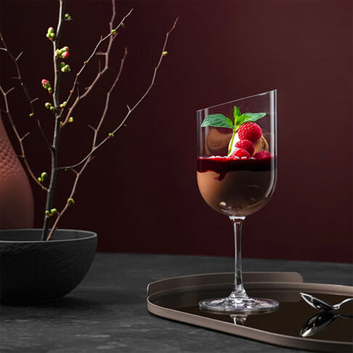 40 5 Cl Villeroy And Boch Newmoon Rotweinglas aus Glas Set mit 4 Teilen