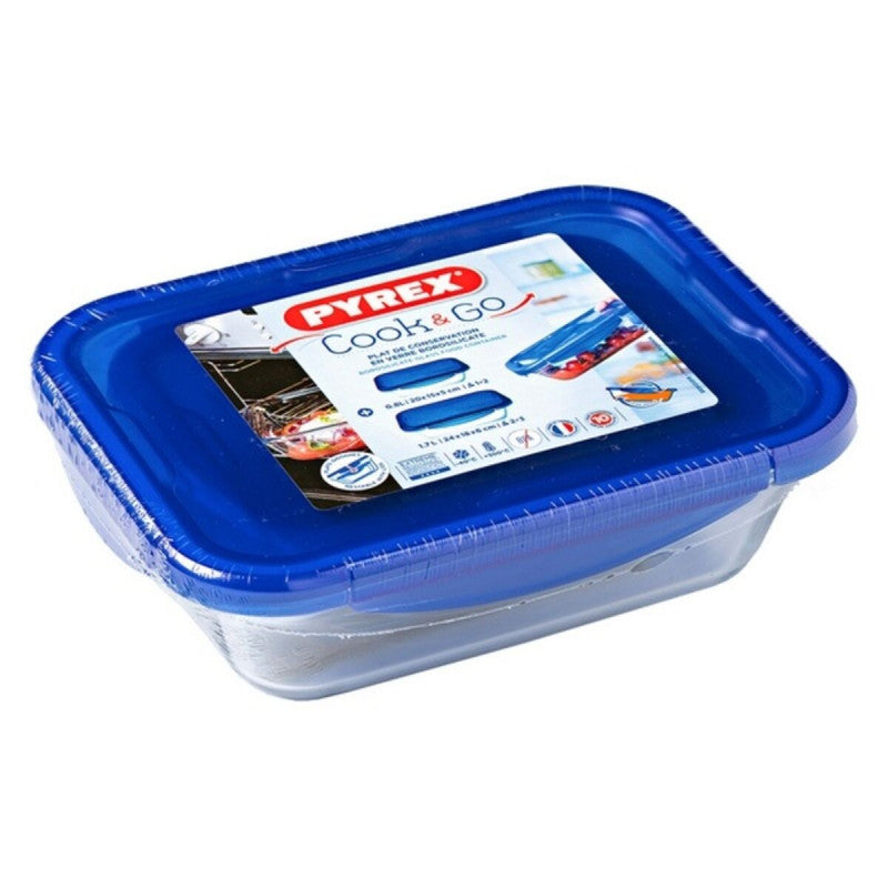 Pyrex Cook And Go Set Voedselcontainers In Borosilicaatglas Set 2 St
