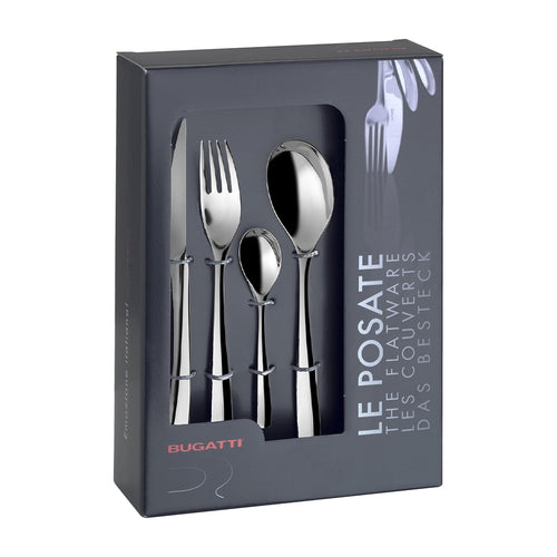 Bugatti Gaia Service couverts en acier inox 18/10 - Set de 24 pcs