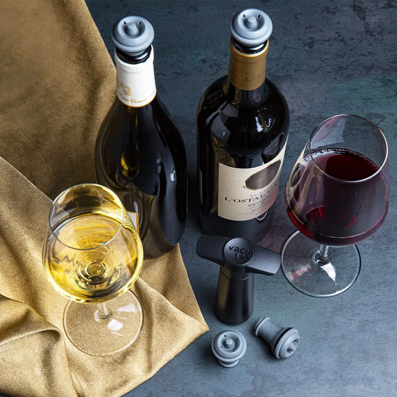 Vacu Vin Bouchon Conserve Vin Set 10 Pièces