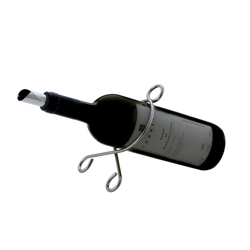 Paderno Spring-Loaded Wine Pourer In Stainless Steel