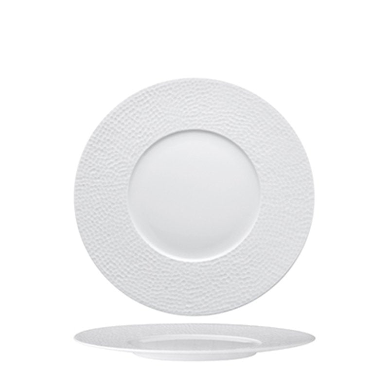 29 Cm La Rose De Sable Martello Assiette Plate en Porcelaine Set 6 Pcs