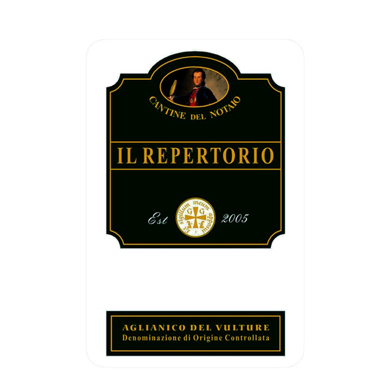 Il Repertorio Aglianico Del Vulture Doc 2020 Cantine Del Notaio