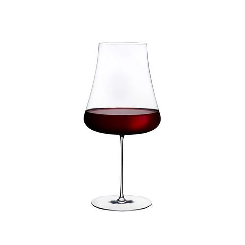 1 Litro Nude Steam Zero Verre à vin rouge en verre Set de 2 pièces