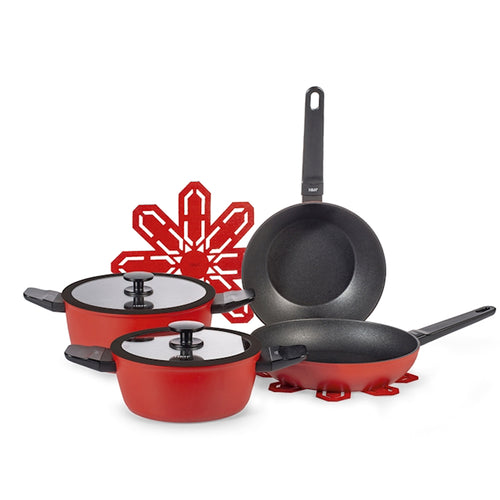 H&H Accord Batterie de casseroles Set de 7 pz