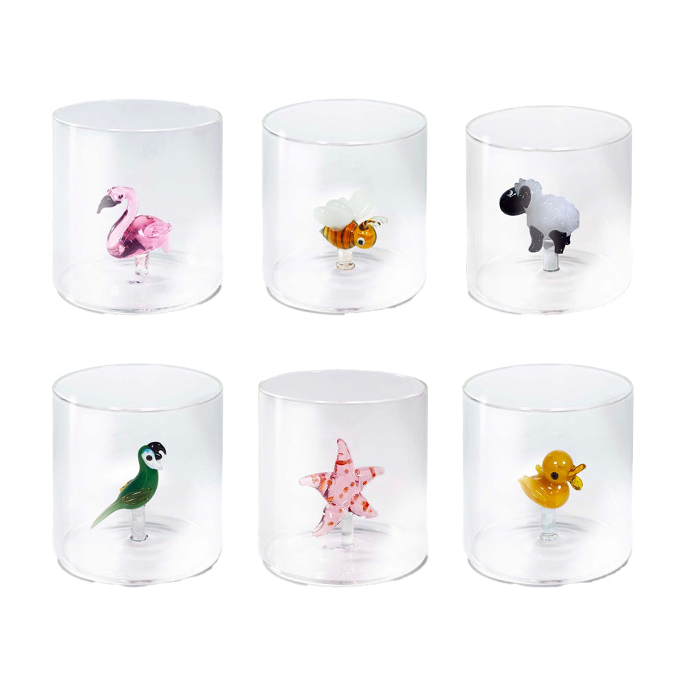 25 cl - WD Lifestyle Monterey Verre À Eau En Verre Borosilicate Lot de 6 Pièces