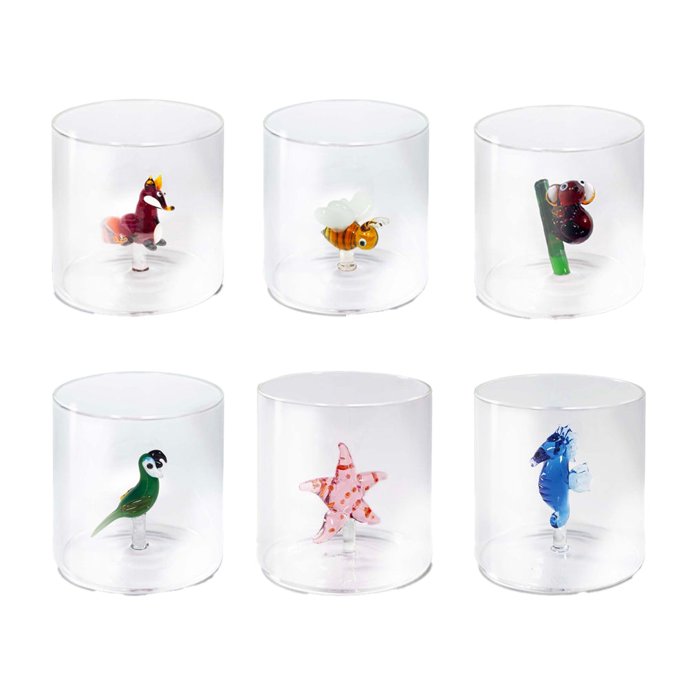 25 cl - WD Lifestyle Monterey Verre À Eau En Verre Borosilicate Lot de 6 Pièces