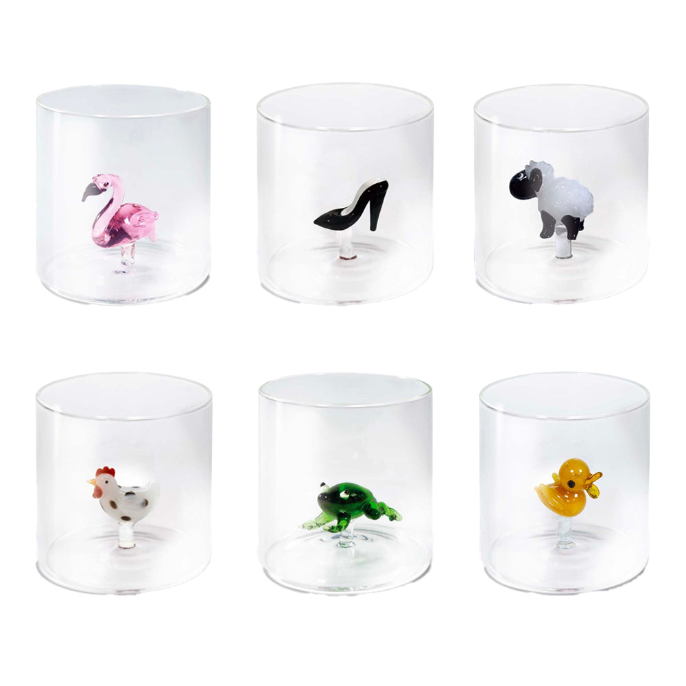 25 cl - WD Lifestyle Monterey Verre À Eau En Verre Borosilicate Lot de 6 Pièces