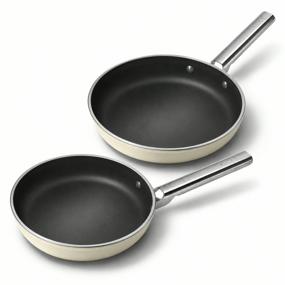 24-28 cm - Cookware Set Lage Koekenpannen van Aluminium met Keramische Coating - Set van 2