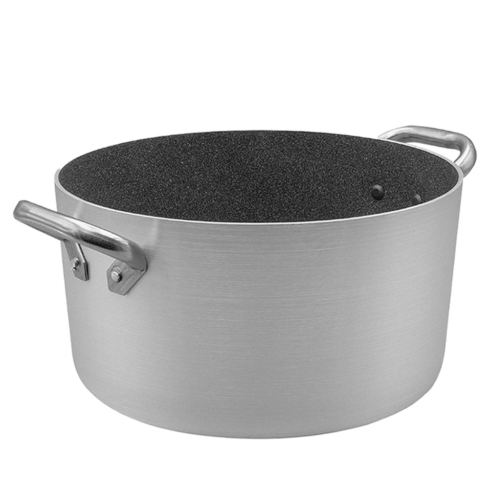Agnelli SharkSkin Cacerola Alta En Aluminio Antiadherente Con 2 Asas En Acero Inoxidable