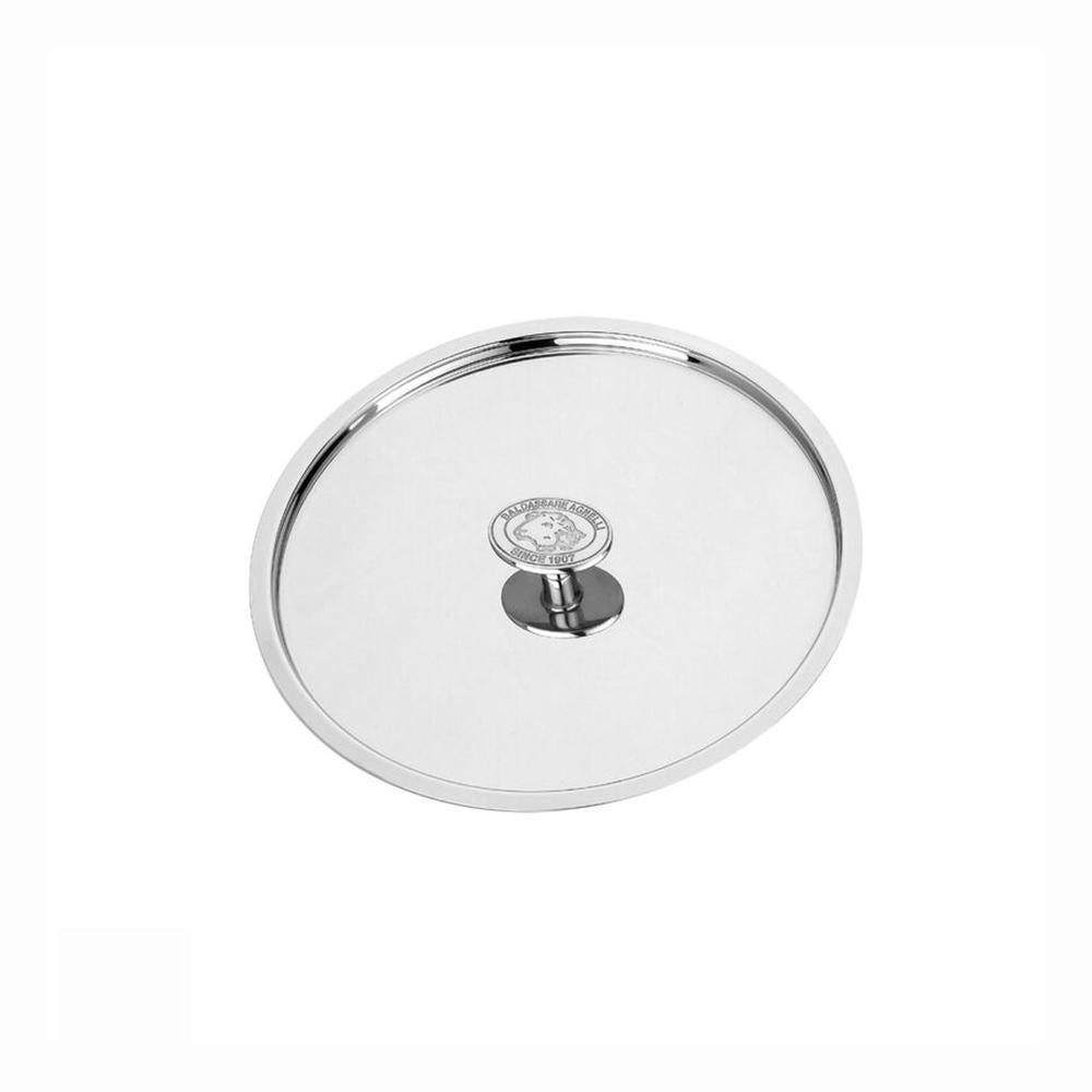 Agnelli Alu-Inox 3-Ply Coperchio In Alluminio con Pomolo in Acciaio Inox