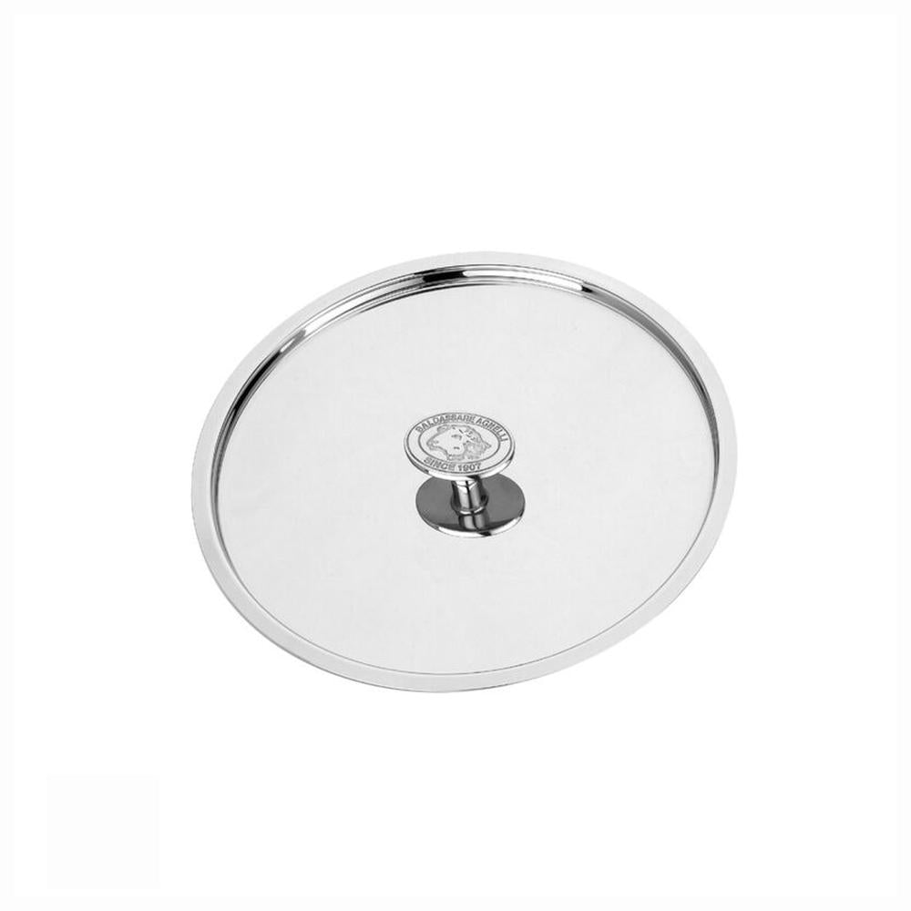 Agnelli Alu-Inox 3-Ply Coperchio In Alluminio con Pomolo in Acciaio Inox