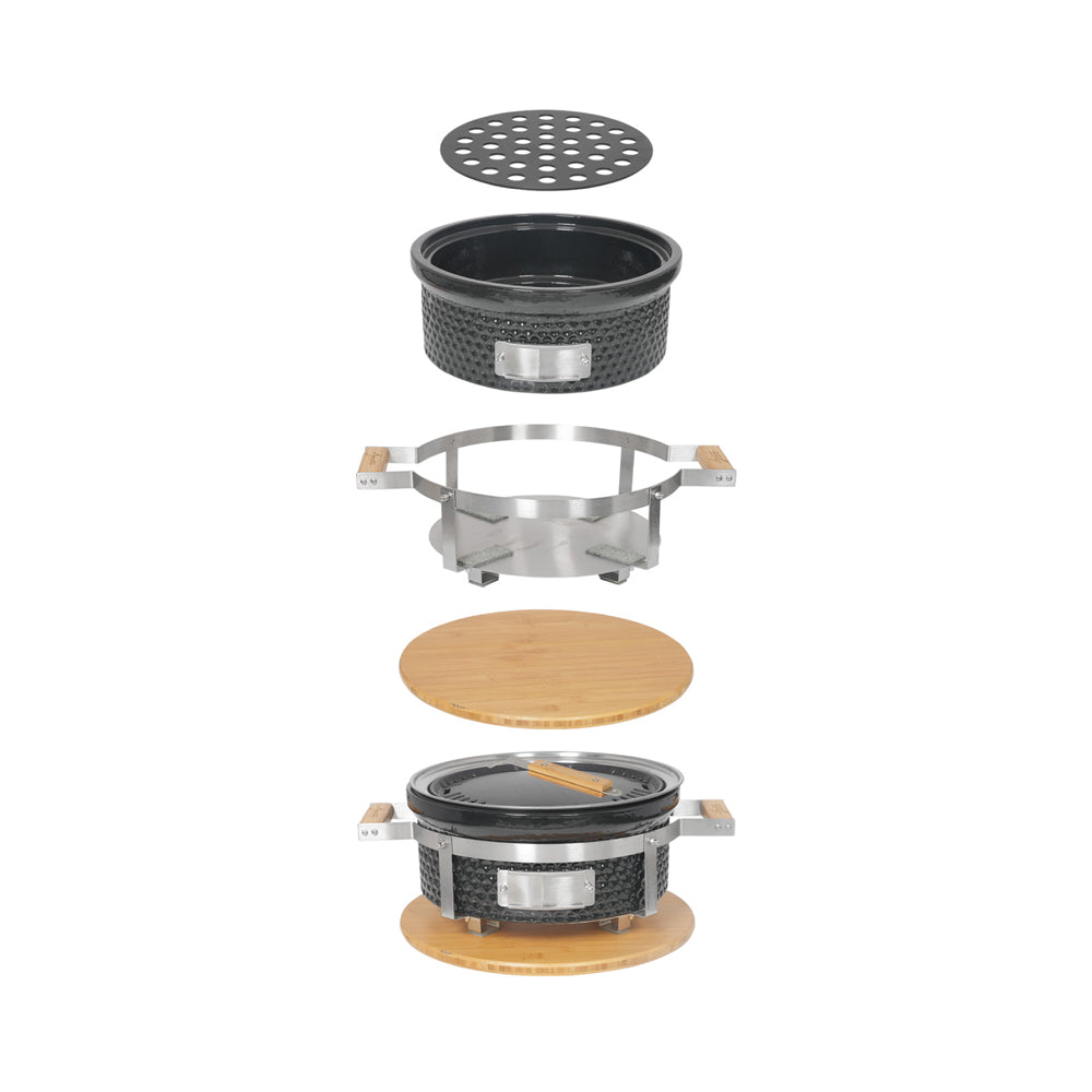 Agnelli Hibachi BBPro Barbecue de table compact rond
