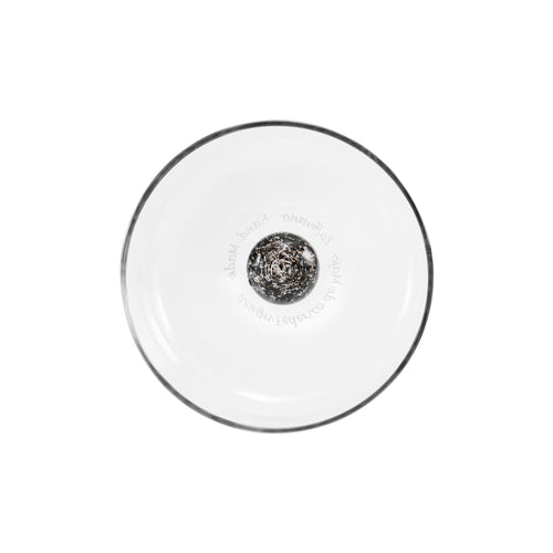 44 cl - Zafferano Bilia Caleido Verre à Eau Fait à la Main en Verre Borosilicate - Lot de 4 Pcs