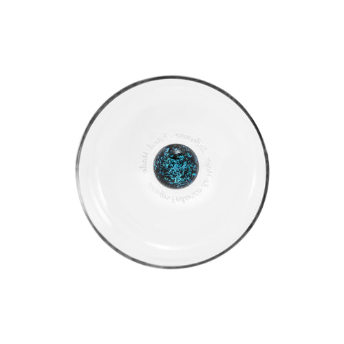 44 cl - Zafferano Bilia Caleido Verre à Eau Fait à la Main en Verre Borosilicate - Lot de 4 Pcs