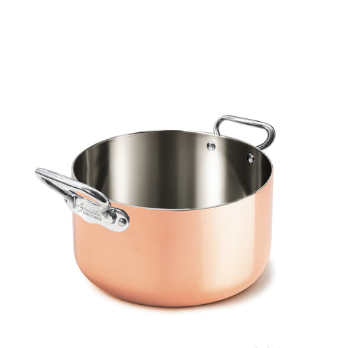 Agnelli Copper4 Casserole haute induction avec 2 anses