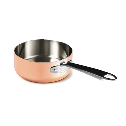 Agnelli Copper4 Casserole basse induction avec manche