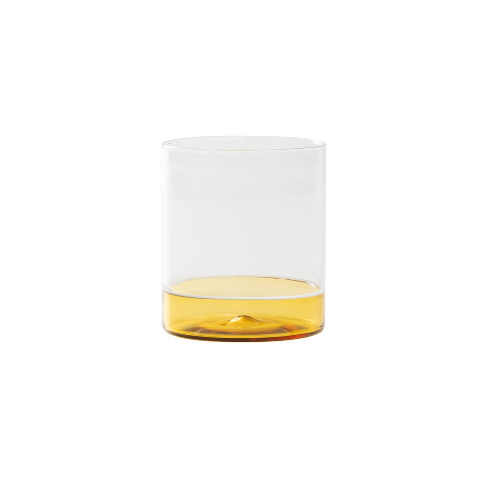 44 cl - Zafferano Filo Bianco Verre tumbler à eau en verre borosilicaté Set de 4 pz