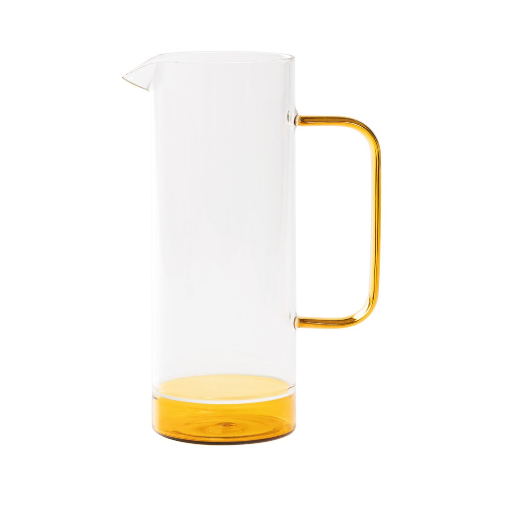 120 cl - Zafferano Filo Bianco Jarra en Vidrio Borosilicato