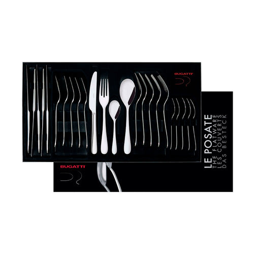Bugatti Siena Service de couverts en acier inox 18/10 - Set de 24 pz