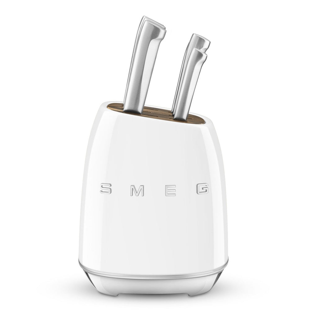 Smeg 50's Style Messerblock mit Messern - Set 6 Teile