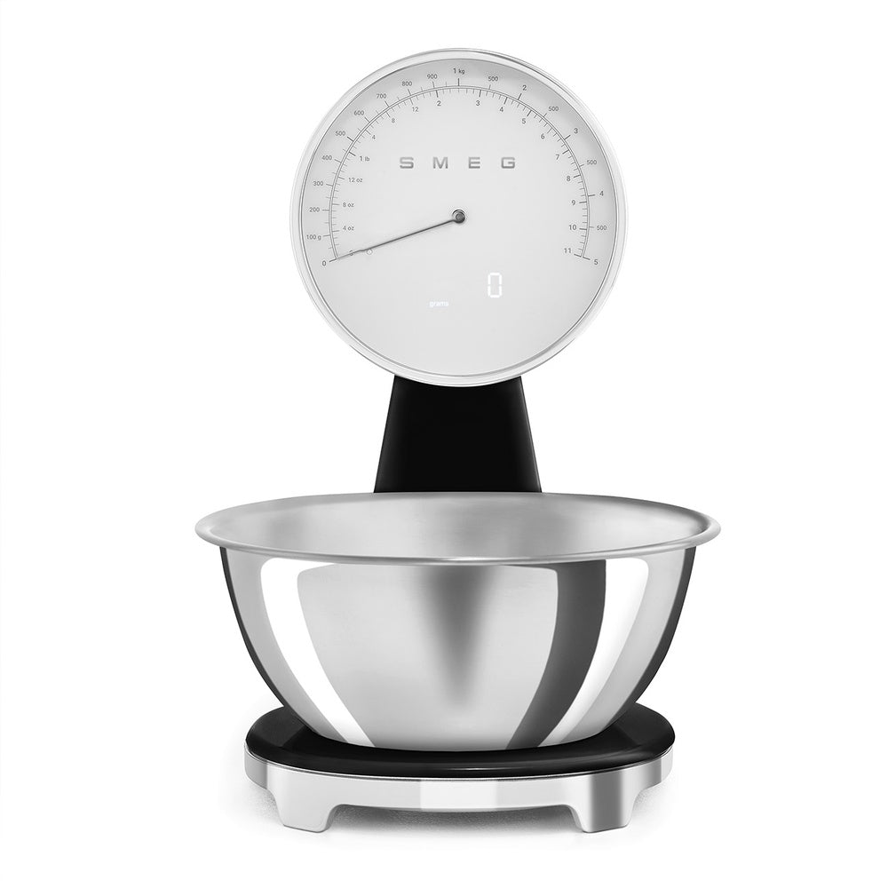Smeg báscula de cocina analógica-digital recargable