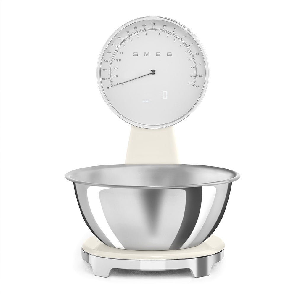 Smeg báscula de cocina analógica-digital recargable