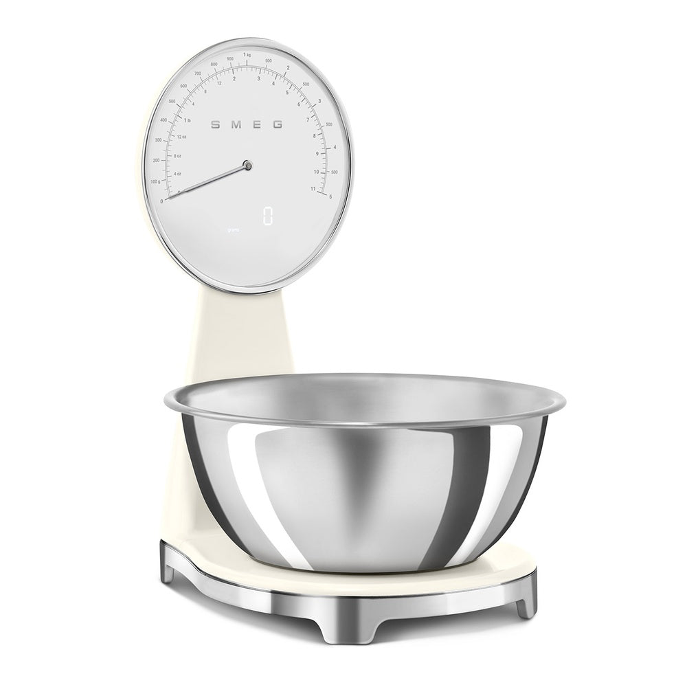 Smeg báscula de cocina analógica-digital recargable
