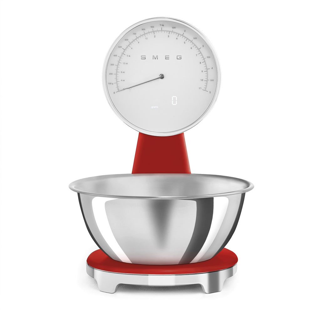 Smeg báscula de cocina analógica-digital recargable
