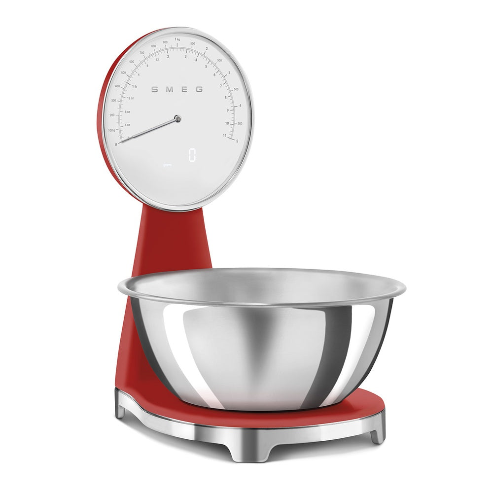 Smeg báscula de cocina analógica-digital recargable