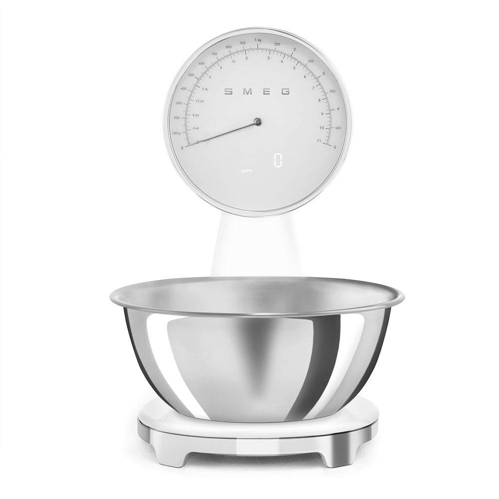 Smeg báscula de cocina analógica-digital recargable