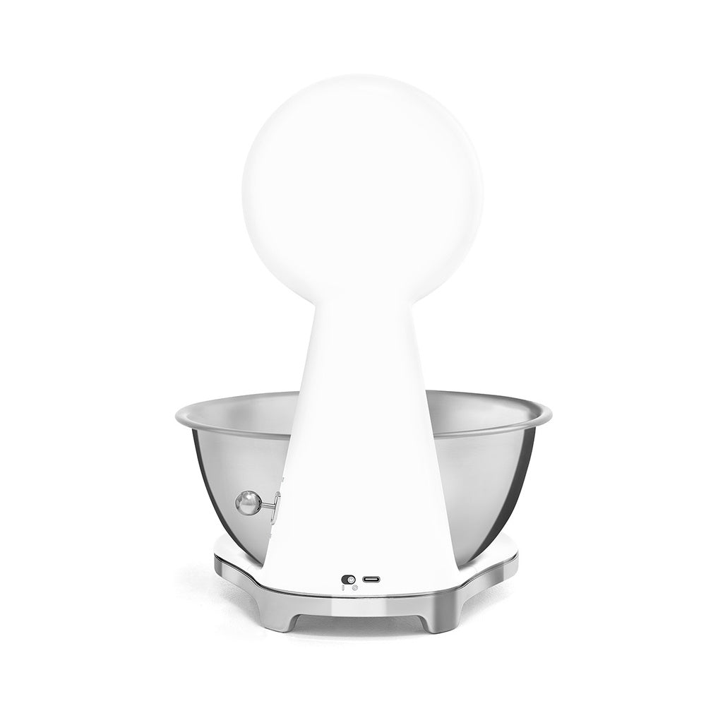 Smeg báscula de cocina analógica-digital recargable