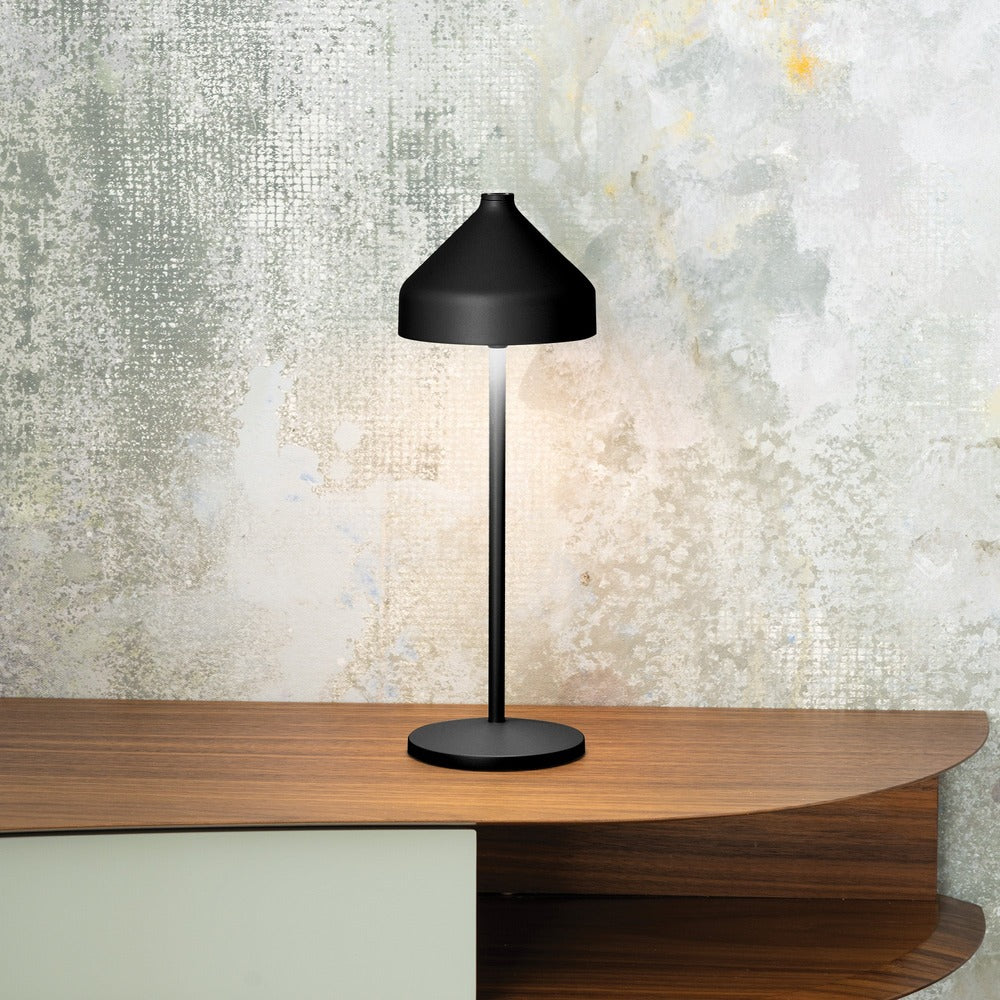 34 cm - Zafferano Amelie Lampe De Table Dimmable