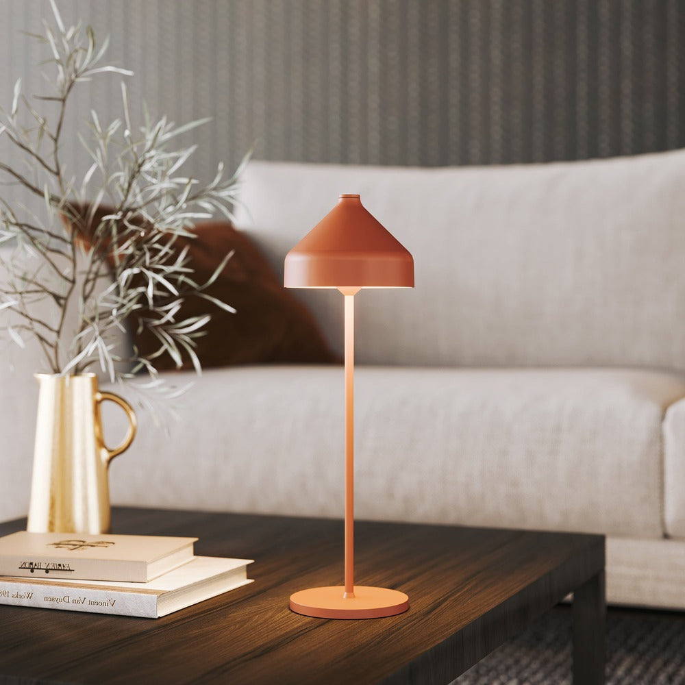 34 cm - Zafferano Amelie Lampe De Table Dimmable