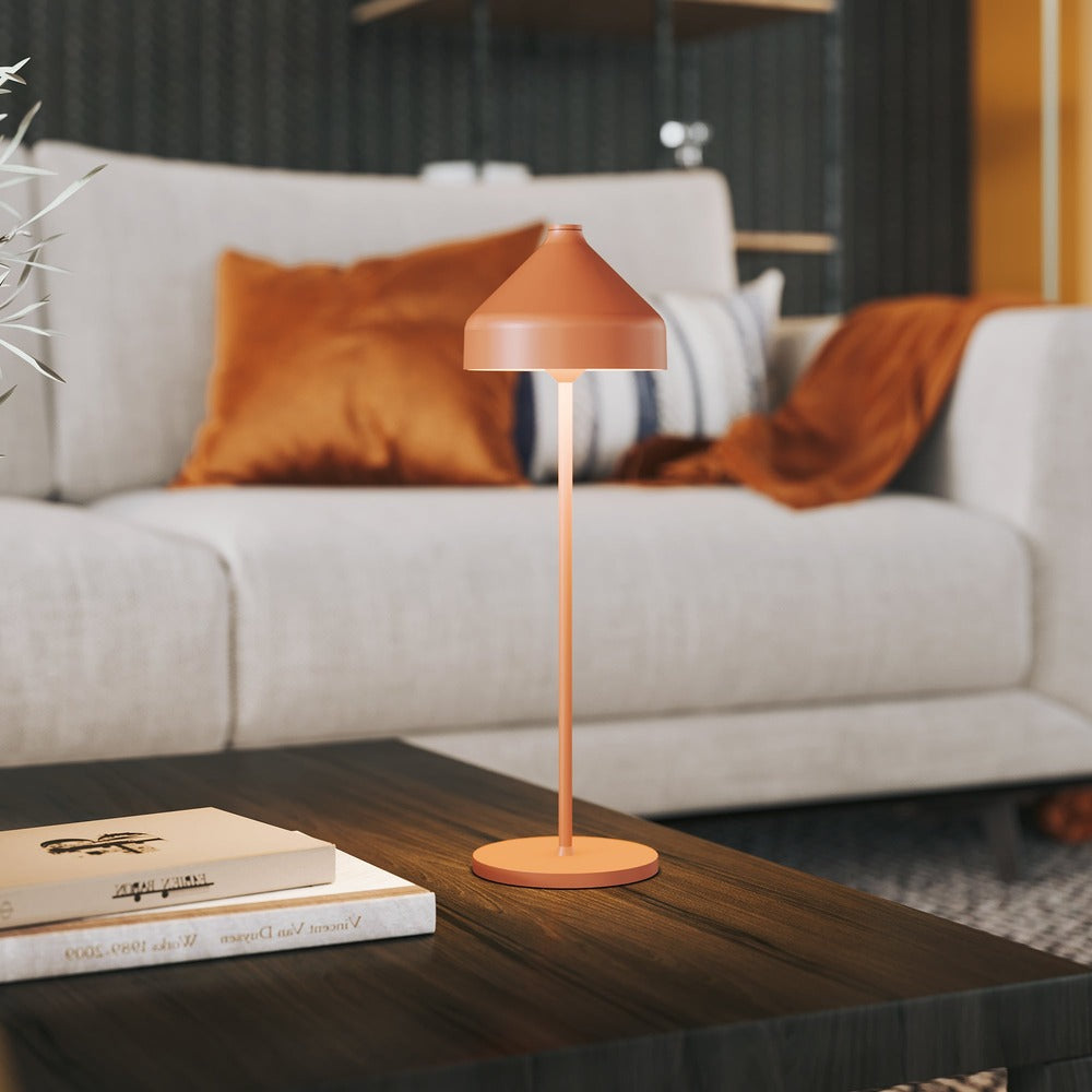 34 cm - Zafferano Amelie Lampe De Table Dimmable
